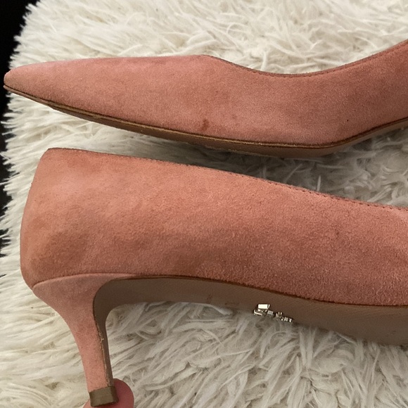 Prada Light Pink Ponty-toe kitten heels pumps - Picture 14 of 16
